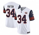 Men & Women & Youth Chicago Bears #34 Walter Payton White Navy 2023 F.U.S.E. Throwback Limited Jersey,baseball caps,new era cap wholesale,wholesale hats