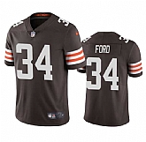 Men & Women & Youth Cleveland Browns #34 Jerome Ford Brown Vapor Limited Jersey,baseball caps,new era cap wholesale,wholesale hats