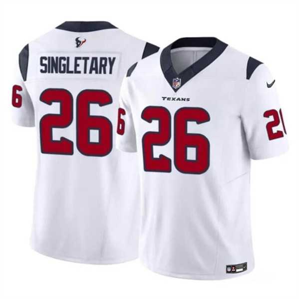 Men & Women & Youth Houston Texans #26 Devin Singletary White 2023 F.U.S.E. Vapor Untouchable Limited Jersey