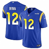 Men & Women & Youth Los Angeles Rams #12 Dresser Winn Blue 2023 F.U.S.E. Vapor Untouchable Limited Jersey,baseball caps,new era cap wholesale,wholesale hats