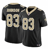 Men & Women & Youth New Orleans Saints #83 Juwan Johnson Black 2023 F.U.S.E. Vapor Untouchable Limited Jersey