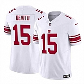 Men & Women & Youth New York Giants #15 Tommy DeVito White 2023 F.U.S.E. Vapor Untouchable Limited Jersey,baseball caps,new era cap wholesale,wholesale hats