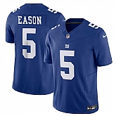 Men & Women & Youth New York Giants #5 Jacob Eason Blue 2023 F.U.S.E. Vapor Untouchable Limited Jersey,baseball caps,new era cap wholesale,wholesale hats