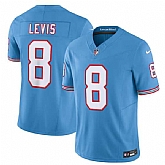 Men & Women & Youth Tennessee Titans #8 Will Levis Light Blue 2023 F.U.S.E. Vapor Throwback Limited Jersey,baseball caps,new era cap wholesale,wholesale hats