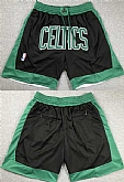 Men's Boston Celtics Black Shorts (Run Small),baseball caps,new era cap wholesale,wholesale hats