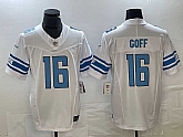 Men's Detroit Lions #16 Jared Goff White 2023 FUSE Vapor Limited Jersey,baseball caps,new era cap wholesale,wholesale hats
