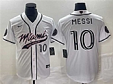 Men's Inter Miami CF #10 Lionel Messi White Cool Base Stitched Jersey,baseball caps,new era cap wholesale,wholesale hats