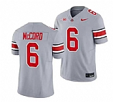 Men's Ohio State Buckeyes #6 Kyle McCord Gray 2023 F.U.S.E. Limited Stitched Jersey Dzhi,baseball caps,new era cap wholesale,wholesale hats