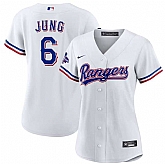 Women's Texas Rangers #6 Josh Jung White 2023 World Series Champions Stitched Jersey(Run Small) Dzhi,baseball caps,new era cap wholesale,wholesale hats