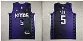 Kings 5 De'Aaron Fox Purple Nike 2023-2024 City Edition Swingman Jersey