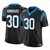 Men & Women & Youth Carolina Panthers #30 Chuba Hubbard Black 2023 F.U.S.E. Vapor Limited Football Stitched Jersey
