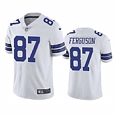 Men & Women & Youth Dallas Cowboys #87 Jake Ferguson White Vapor Untouchable Limited Football Stitched Jersey,baseball caps,new era cap wholesale,wholesale hats