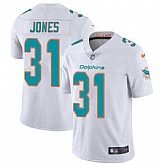 Men & Women & Youth Miami Dolphins #31 Byron Jones White Vapor Untouchable Limited Stitched Jersey,baseball caps,new era cap wholesale,wholesale hats