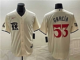 Men's Texas Rangers #53 Adolis Garcia Cream City Connect Cool Base Stitched Baseball Jersey,baseball caps,new era cap wholesale,wholesale hats