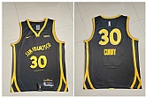Warriors 30 Stephen Curry Black Nike 2023-24 City Edition Swingman Jersey