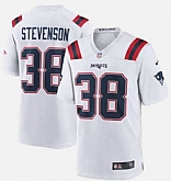 Men & Women & Youth New England Patriots #38 Rhamondre Stevenson White Limited Stitched Game Jersey,baseball caps,new era cap wholesale,wholesale hats