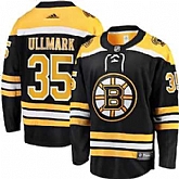Men's Boston Bruins #35 Linus Ullmar Adidas Home Black Jersey Dzhi,baseball caps,new era cap wholesale,wholesale hats