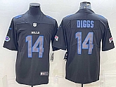 Men's Buffalo Bills #14 Stefon Diggs Black 2022 Fashion Impact Black Color Rush Stitched Nike Limited Jersey,baseball caps,new era cap wholesale,wholesale hats