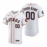 Men's Houston Astros Active Player White 2022 World Series Flex Base Stitched Jersey,baseball caps,new era cap wholesale,wholesale hats