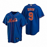 Men's New York Mets 9 Brandon Nimmo Blue Nike Cool Base Jersey Dzhi