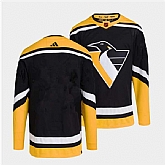 Men's Pittsburgh Penguins Blank Black 2022 Reverse Retro Stitched Jersey,baseball caps,new era cap wholesale,wholesale hats