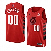 Men's Portland Trail Blazers Active Player Custom 2022-23 Red Statement Edition Swingman Stitched Basketball Jersey