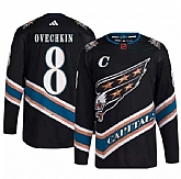 Men's Washington Capitals #8 Alex Ovechkin Black 2022-23 Reverse Retro Stitched Jersey Dzhi,baseball caps,new era cap wholesale,wholesale hats