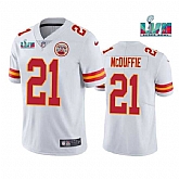 Men & Women & Youth Kansas City Chiefs #21 Trent McDuffie White Super Bowl LVII Patch Vapor Untouchable Limited Stitched Jersey,baseball caps,new era cap wholesale,wholesale hats