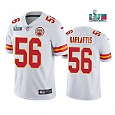 Men & Women & Youth Kansas City Chiefs #56 George Karlaftis White Super Bowl LVII Patch Vapor Untouchable Limited Stitched Jersey,baseball caps,new era cap wholesale,wholesale hats