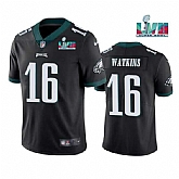 Men & Women & Youth Philadelphia Eagles #16 Quez Watkins Black Super Bowl LVII Vapor Untouchable Limited Stitched Jersey,baseball caps,new era cap wholesale,wholesale hats