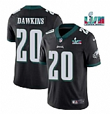 Men & Women & Youth Philadelphia Eagles #20 Brian Dawkins Black Super Bowl LVII Patch Vapor Untouchable Limited Stitched Jersey,baseball caps,new era cap wholesale,wholesale hats