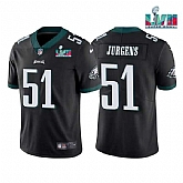 Men & Women & Youth Philadelphia Eagles #51 Cam Jurgens Black Super Bowl LVII Vapor Untouchable Limited Stitched Jersey,baseball caps,new era cap wholesale,wholesale hats