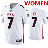 Women's Atlanta Falcons #7 Younghoe Koo New White Vapor Untouchable Limited Stitched NFL Jersey