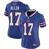 Women's Bills #17 Josh Allen Blue Vapor Untouchable Limited Stitched NFL Jersey,baseball caps,new era cap wholesale,wholesale hats
