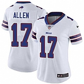 Women's Bills #17 Josh Allen White Vapor Untouchable Limited Stitched NFL Jersey,baseball caps,new era cap wholesale,wholesale hats