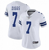 Women's Dallas Cowboys #7 Trevon Diggs White Vapor Untouchable Limited Stitched Jersey,baseball caps,new era cap wholesale,wholesale hats