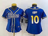 Women's Los Angeles Rams #10 Cooper Kupp Royal With Patch Cool Base Stitched Baseball Jersey,baseball caps,new era cap wholesale,wholesale hats