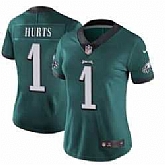 Women's Philadelphia Eagles #1 Jalen Hurts Limited Green Vapor Untouchable NFL Jersey,baseball caps,new era cap wholesale,wholesale hats