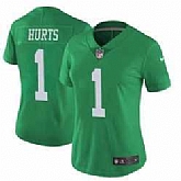 Women's Philadelphia Eagles #1 Jalen Hurts Limited Green Vapor Untouchable NFL Nike Jersey,baseball caps,new era cap wholesale,wholesale hats