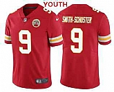 Youth Kansas City Chiefs #9 JuJu Smith-Schuster Red 2022 Vapor Untouchable Stitched NFL Nike Limited Jersey,baseball caps,new era cap wholesale,wholesale hats