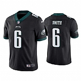 Youth Philadelphia Eagles #6 DeVonta Smith Black Vapor Untouchable Limited Stitched Jersey Dzhi,baseball caps,new era cap wholesale,wholesale hats