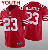 Youth San Francisco 49ers #23 Christian McCaffrey Red 2022 Vapor Untouchable Stitched Jersey Dzhi,baseball caps,new era cap wholesale,wholesale hats