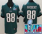 Men & Women & Youth Philadelphia Eagles #88 Dallas Goedert Limited Green Super Bowl LVII Vapor Jersey,baseball caps,new era cap wholesale,wholesale hats