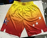 Men's 2023 All Star Orange Game Swingman Hot Press Shorts,baseball caps,new era cap wholesale,wholesale hats