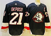 Men's Buffalo Sabres #21 Kyle Okposo 2022-23 Black Stitched Jersey,baseball caps,new era cap wholesale,wholesale hats