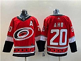 Men's Carolina Hurricanes #20 Sebastian Aho NEW Red Stitched Jersey,baseball caps,new era cap wholesale,wholesale hats