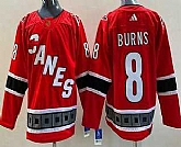 Men's Carolina Hurricanes #8 Brent Burns Red 2022 Reverse Retro Authentic Jersey,baseball caps,new era cap wholesale,wholesale hats