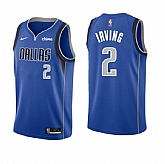 Men's Dallas Mavericks #2 Kyrie Irving Blue Icon Edition Stitched Basketball Jersey