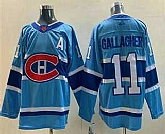 Men's Montreal Canadiens #11 Brendan Gallagher Blue 2022 Reverse Retro Stitched Jersey,baseball caps,new era cap wholesale,wholesale hats