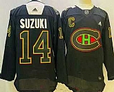 Men's Montreal Canadiens #14 Nick Suzuki Black History Night Authentic Jersey,baseball caps,new era cap wholesale,wholesale hats